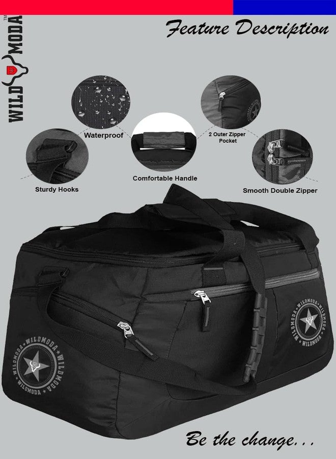 WILD MODA 60L Starwars : Multipurpose Gym Bag, Duffel Bag, Travel Bag, Sports Bag (Black) - Image 5